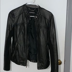 Express leather jacket